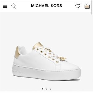 ⭐️MK Poppy Metallic Trim Sneaker